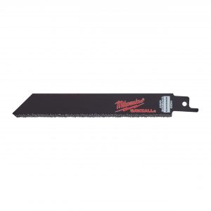 Полотно по чугуну, абразивным материалам, фибергласу Sawzall Milwaukee TC Grit 150 мм (3шт)