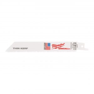 Полотно сабельное SAWZALL™ 150х3.2/2.1 THIN KERF Bi-Metal 8%Co (5шт/уп) Milwaukee