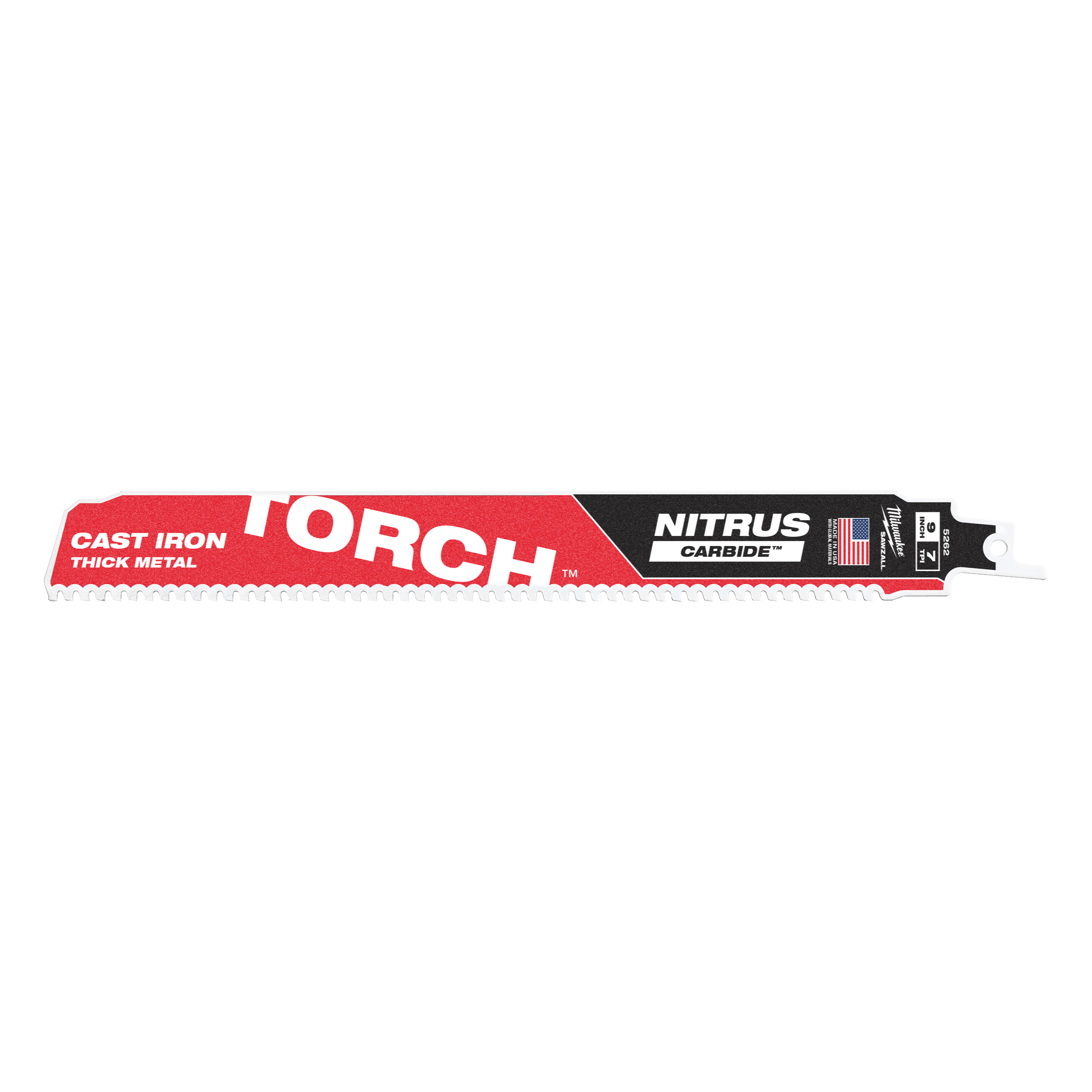 Полотно сабельное Milwaukee  SAWZALL™ TORCH Nitrus CARBIDE 230x3.6