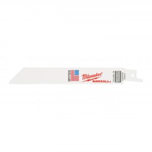 Полотно сабельное SAWZALL™ 150х2.5/1.8 THIN KERF Bi-Metal 8%Co (5шт/уп) Milwaukee