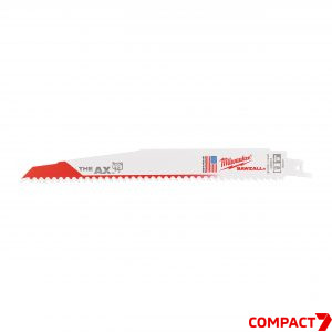 Полотно сабельное Milwaukee  SAWZALL™ AX 230х5/3.2 FANG TIP Bi-Metal 8%Co (25шт/уп)