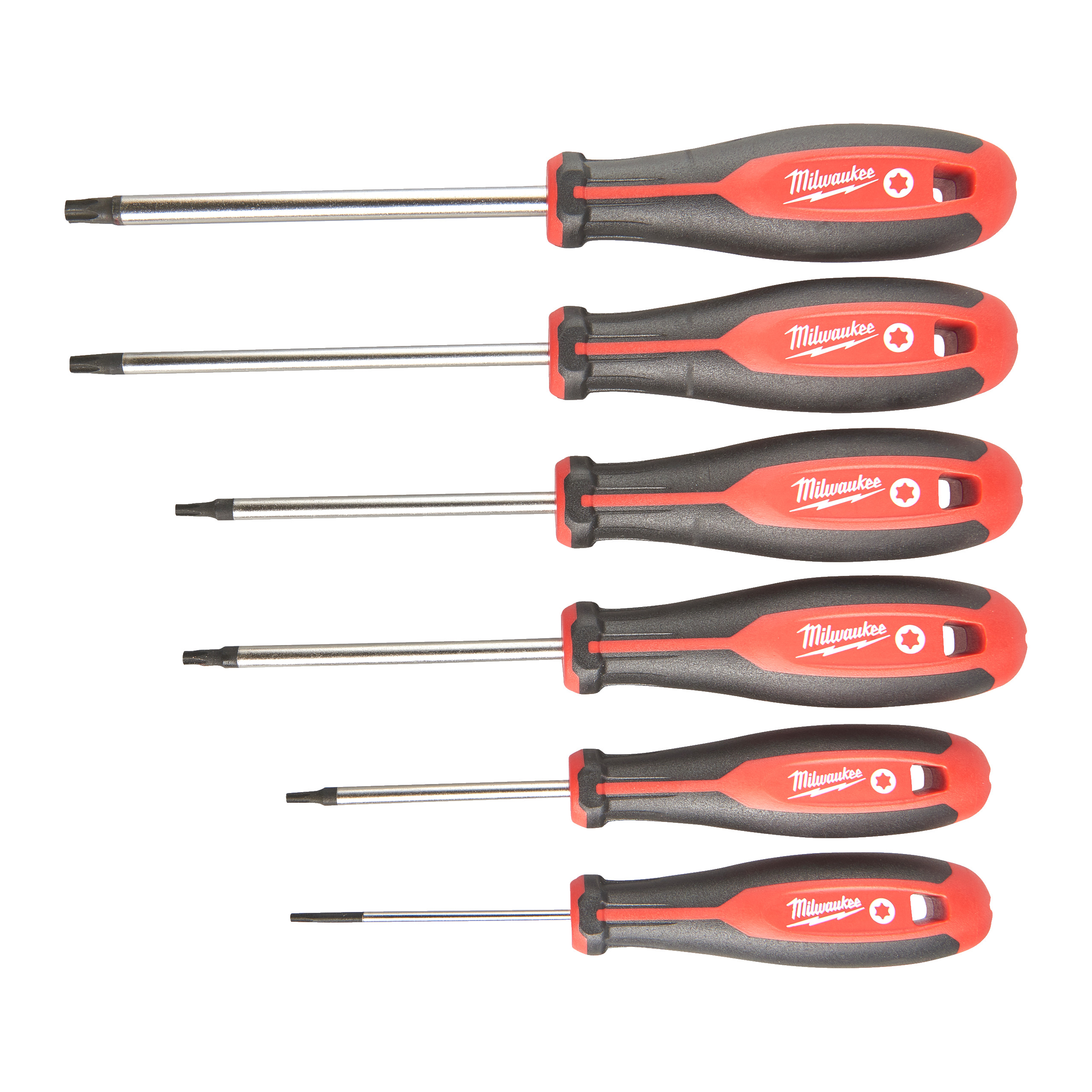 Отвертки магнитные трехгранная рукоятка набор Torx - 6ед. (T10/T15/T20/T25/T30/T40)