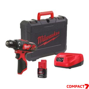 Аккумуляторный шуруповерт Milwaukee M12 BDD-201C