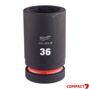 Головка 1" ударная удлиненная SHOCKWAVE™ 36мм Milwaukee